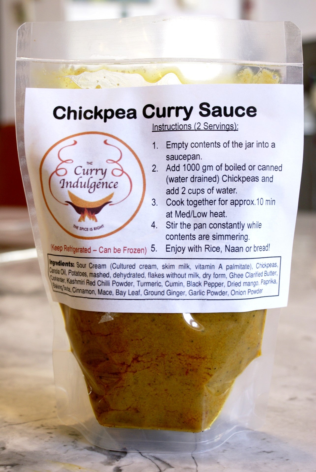 Chick Pea Curry Sauce