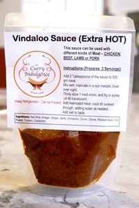 Vindaloo Curry Sauce - Extra hot